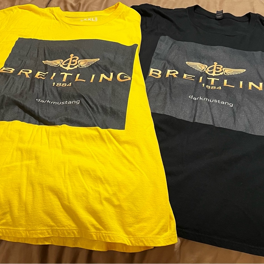 Lot of 3 Breitling Replica Shirts *NWOT*